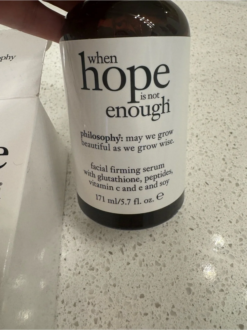 Philosophy When Hope Is Not Enough Facial Firming Serum